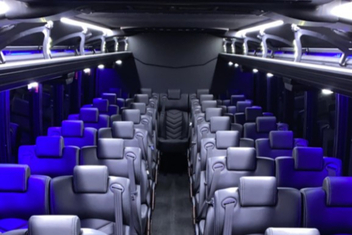 Corona Charter Bus Interior