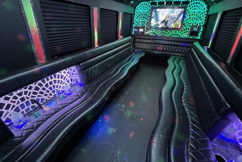 Corona Limo Bus Interior