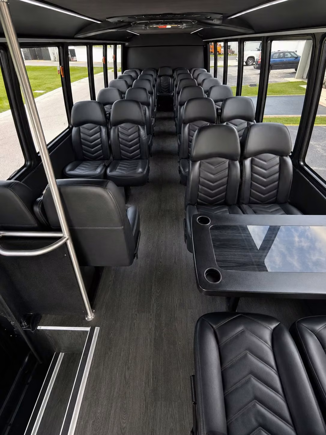18 passenger minibus inside