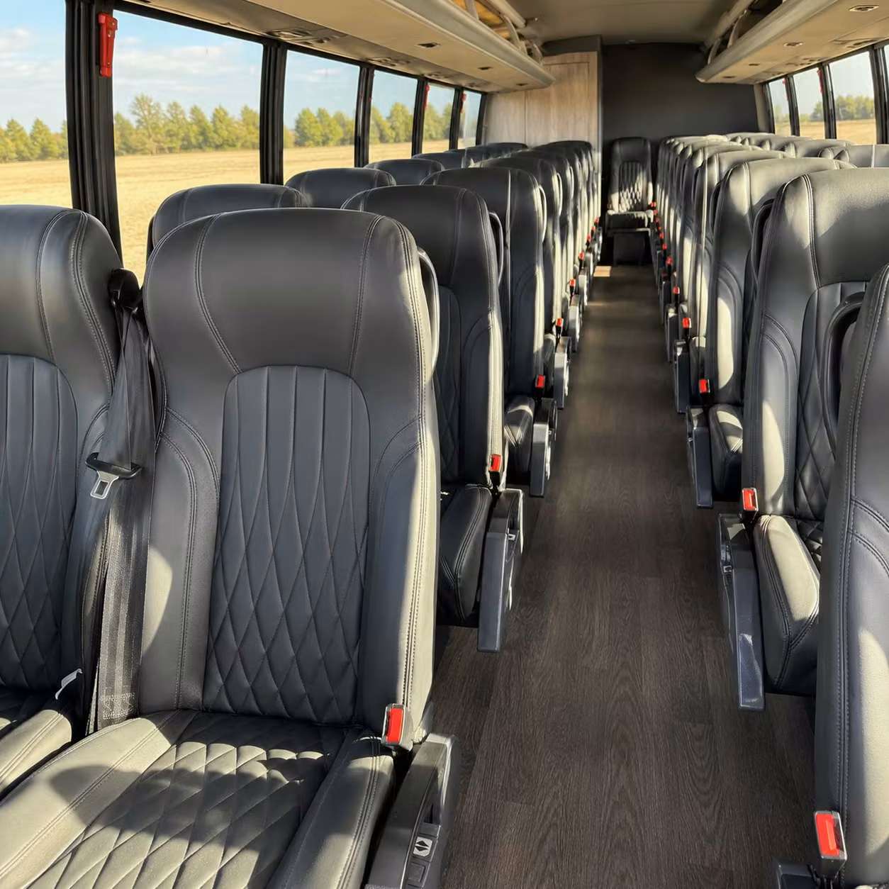 35 passenger minibus inside