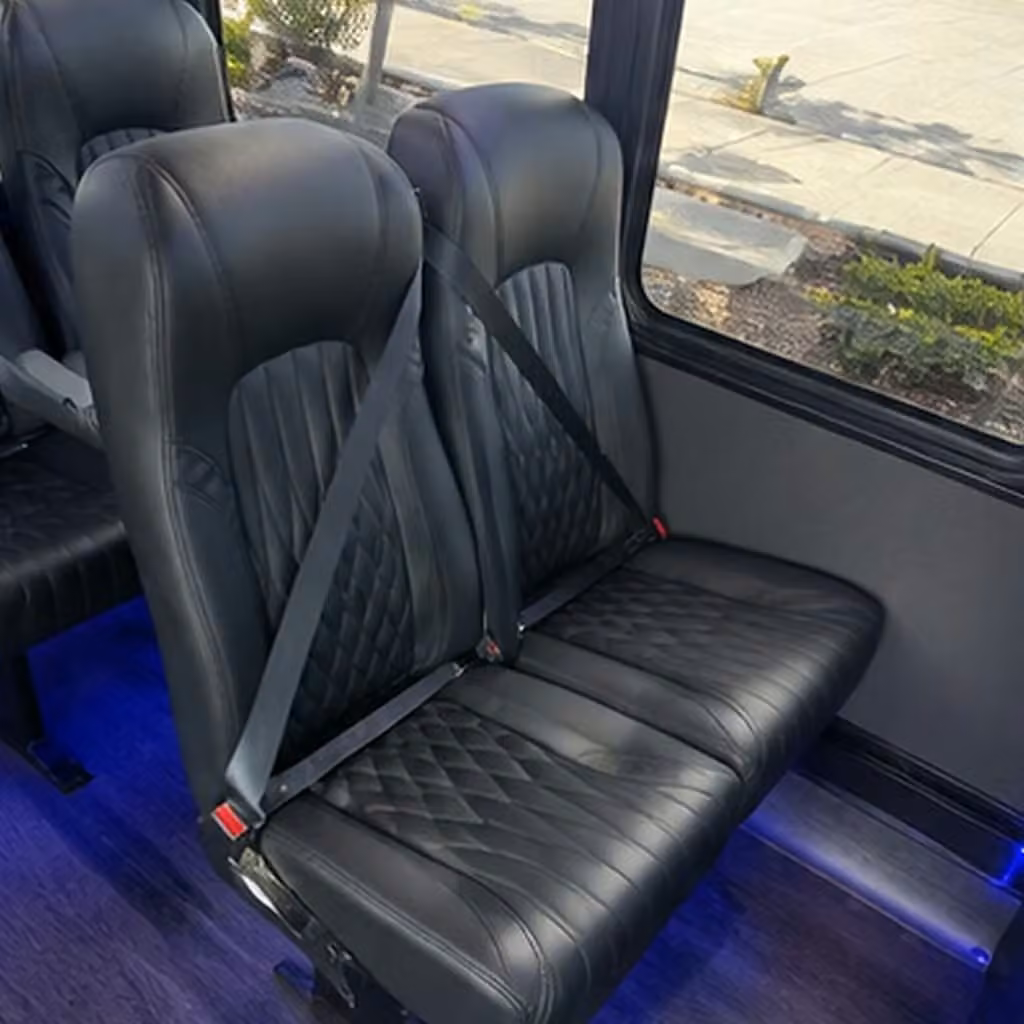 35 passenger minibus interior