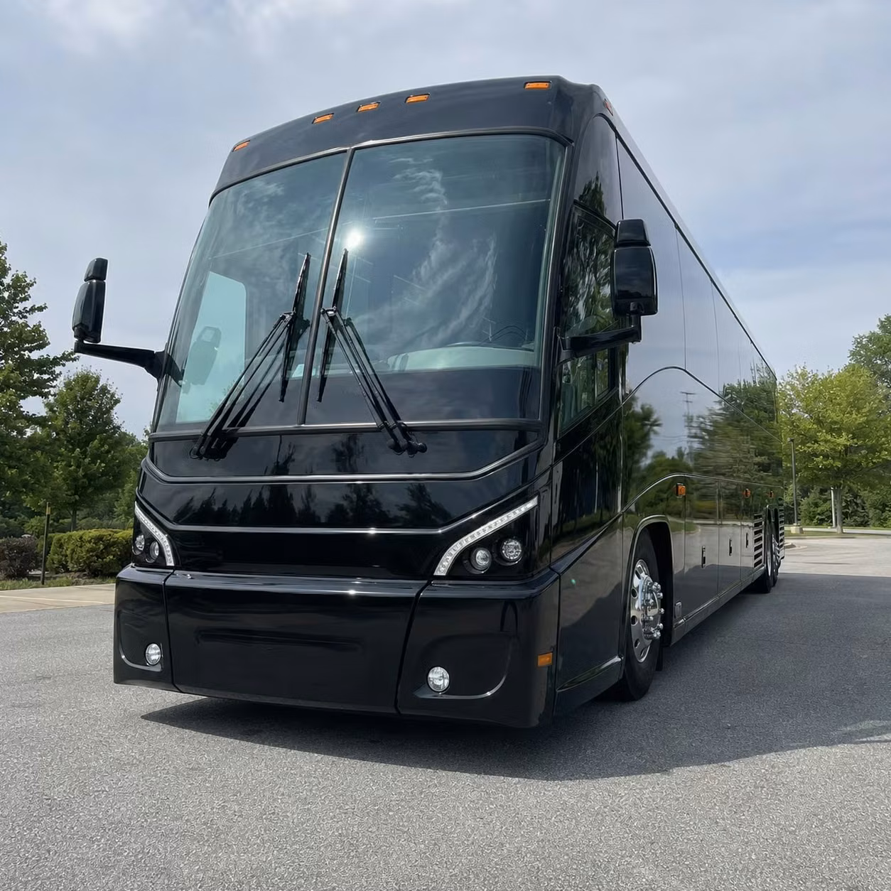 56 passenger charter bus